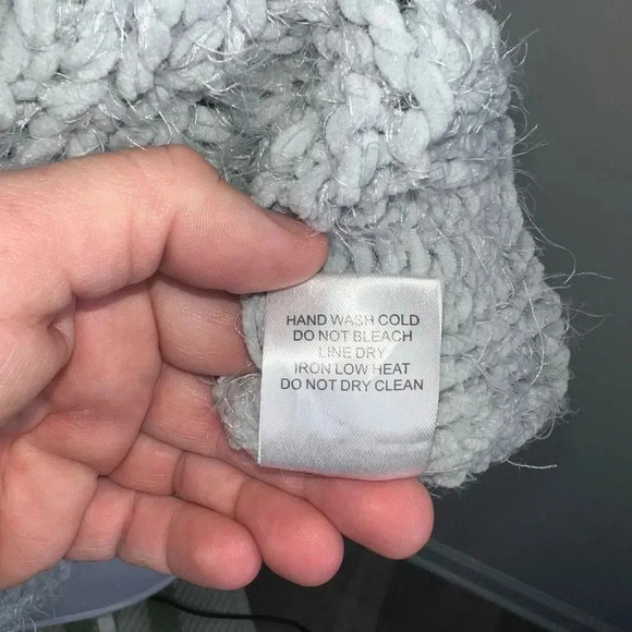 Dance & Marvel Chunky Cable Knit Chenille Turtleneck Sweater Size M/L - Picture 12 of 16